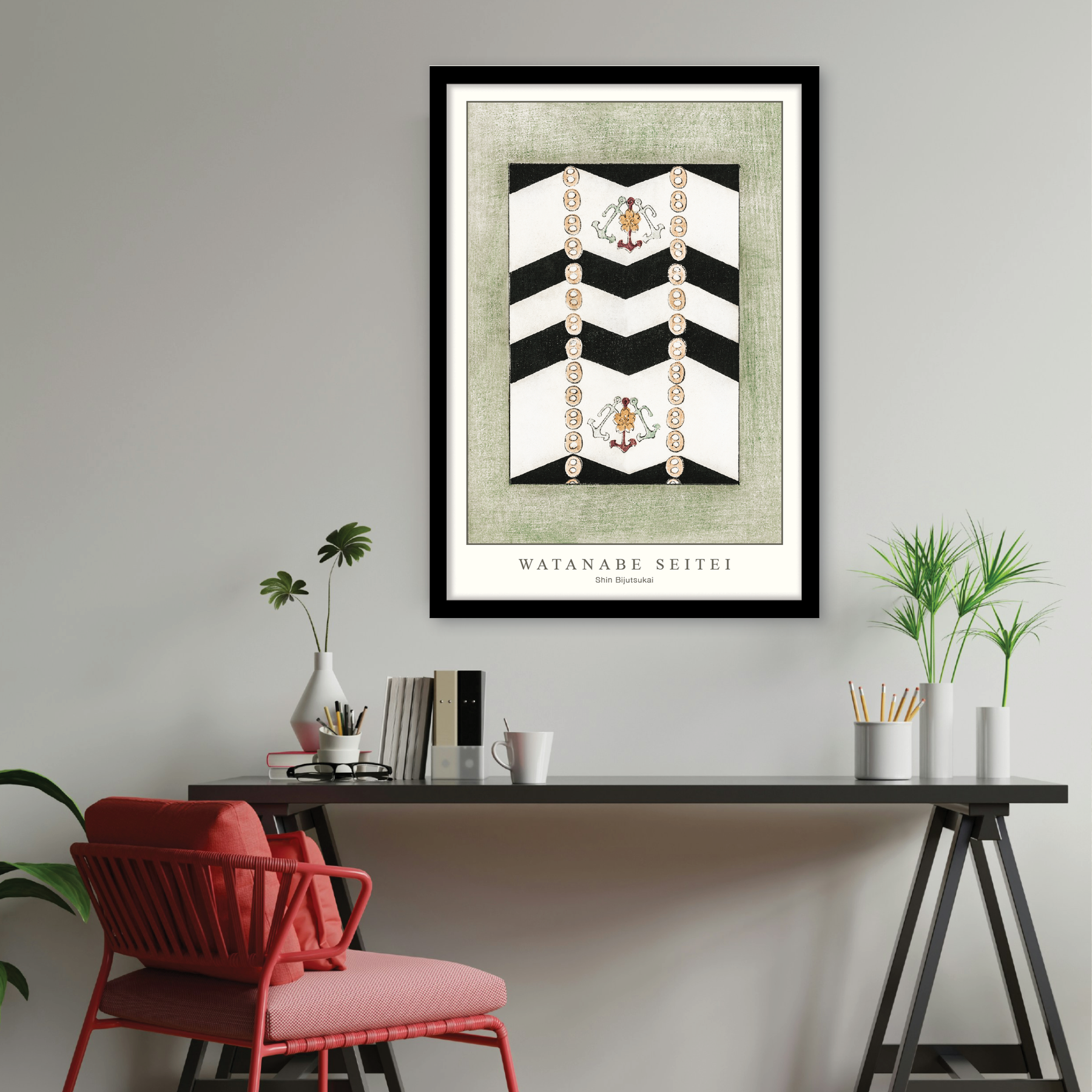 Anchors on Chevron Bijutsu Sekai