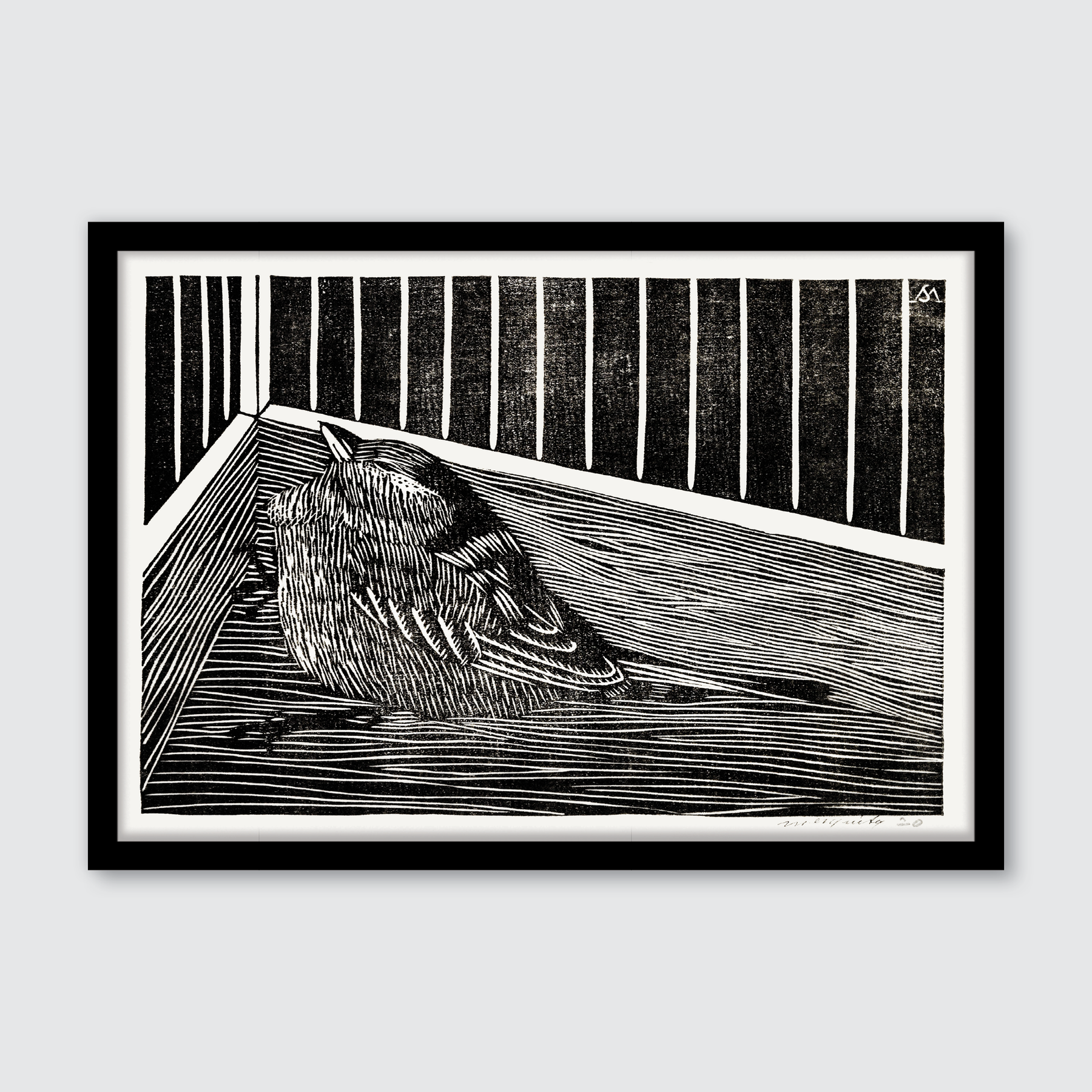 Bird in the Corner of a Cage (1914)