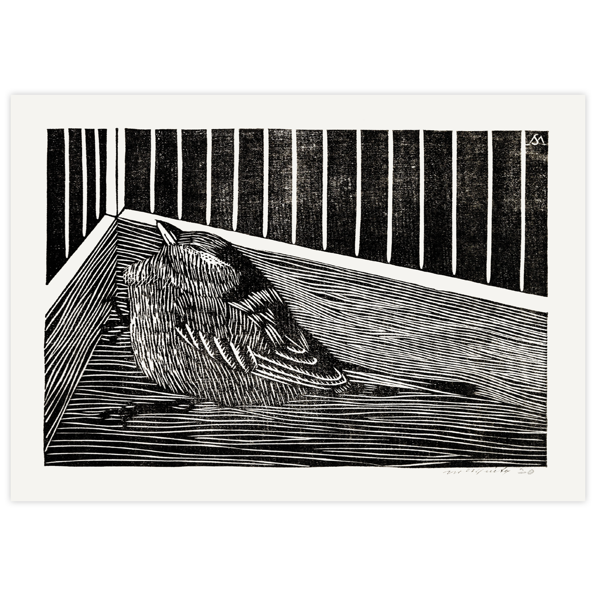 Bird in the Corner of a Cage (1914)