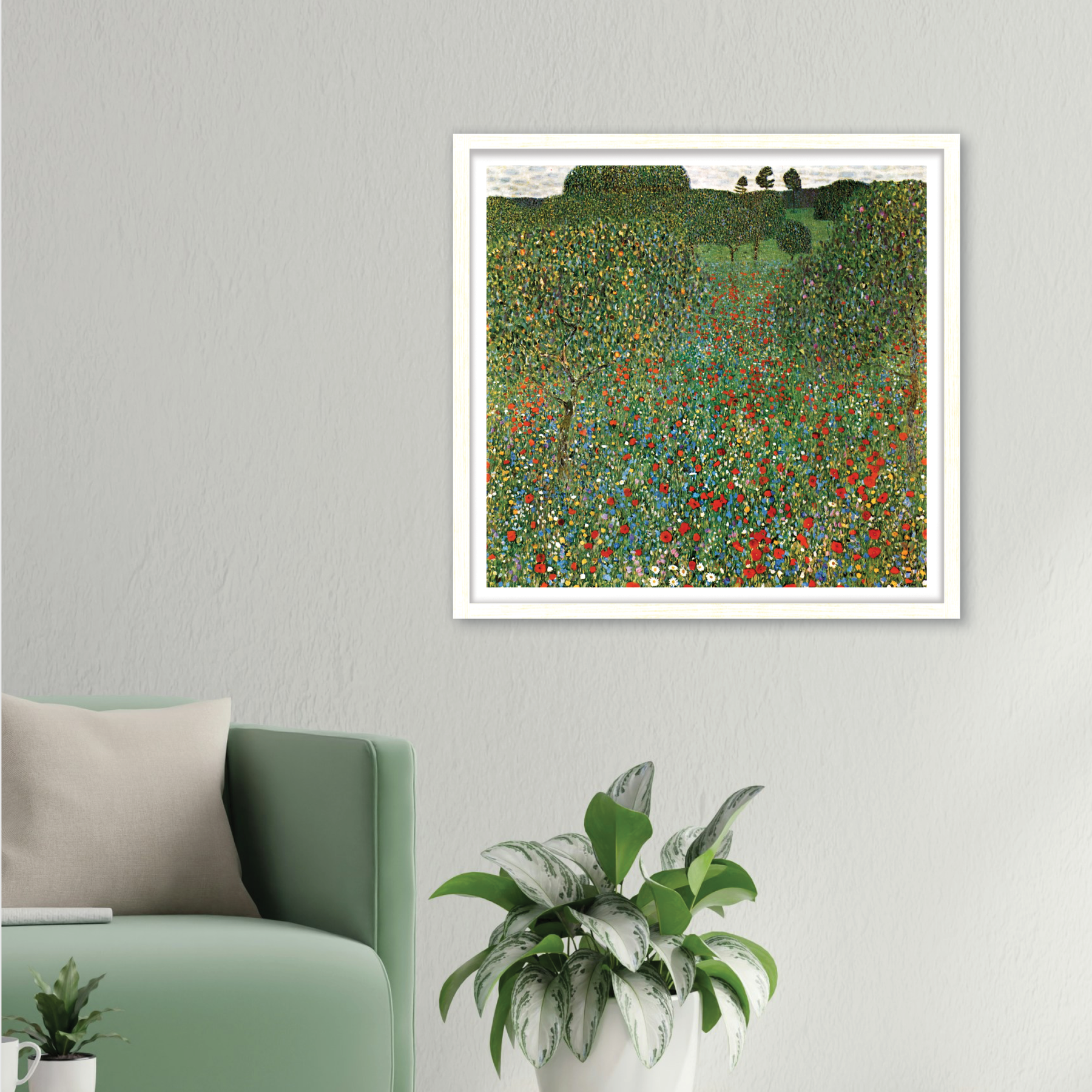 Farm Garden with Sunflowers