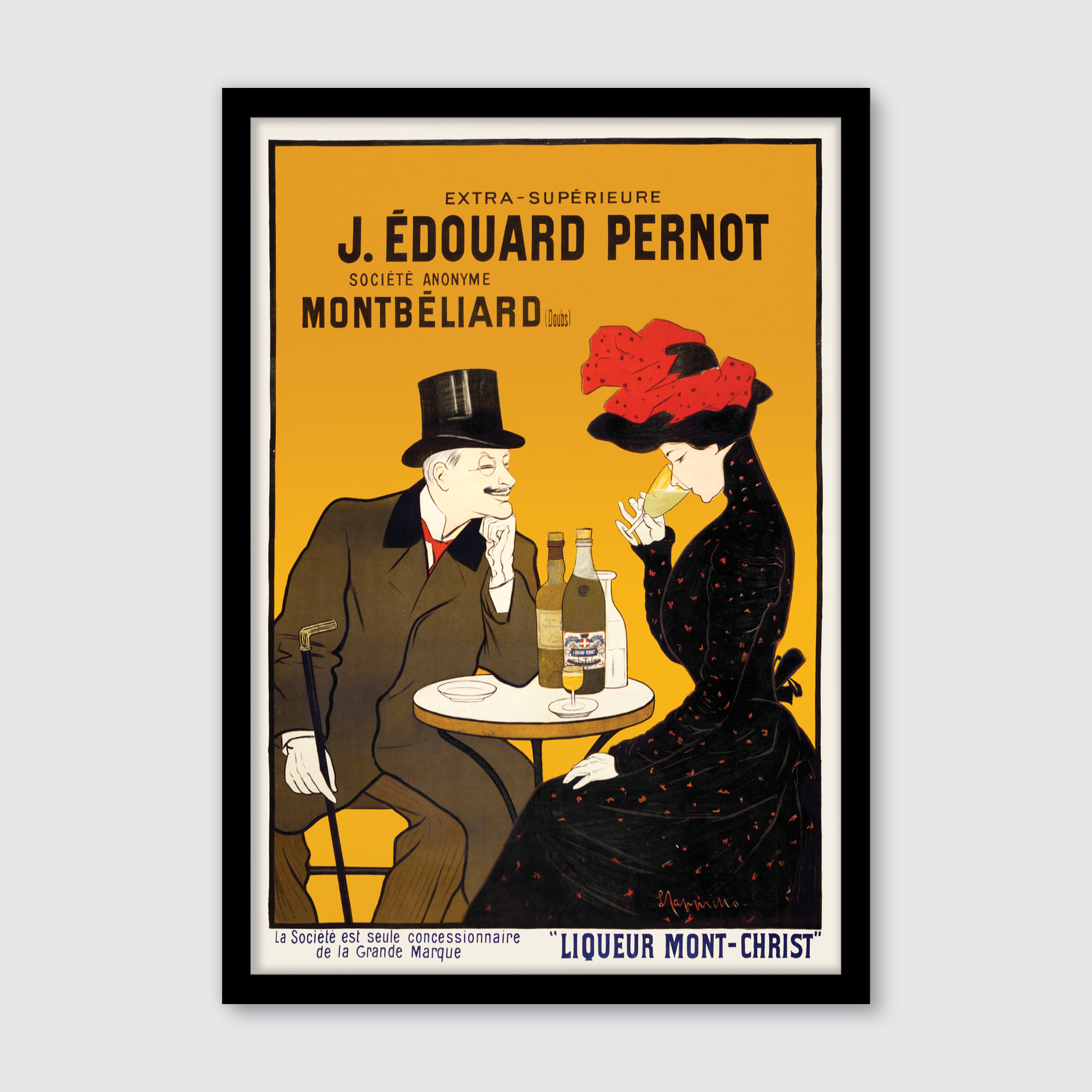 Man and Woman at a Cafe (1900)