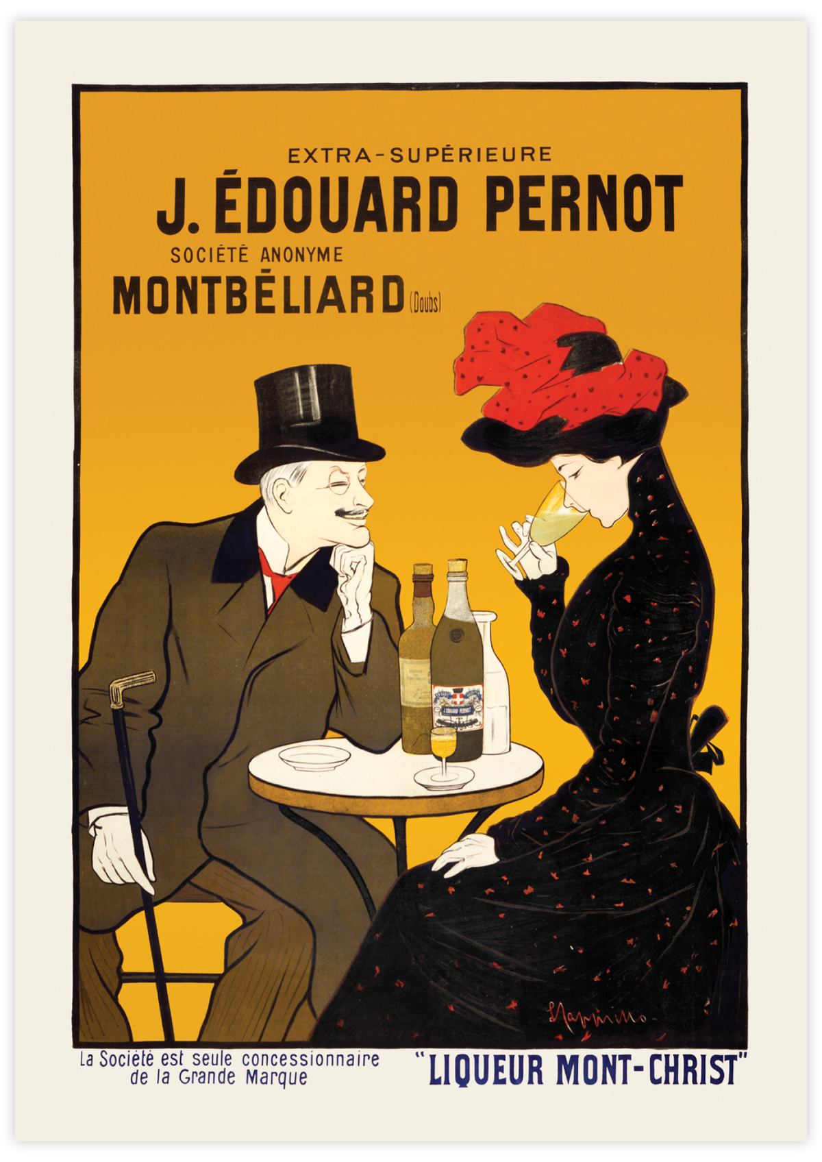 Man and Woman at a Cafe (1900)