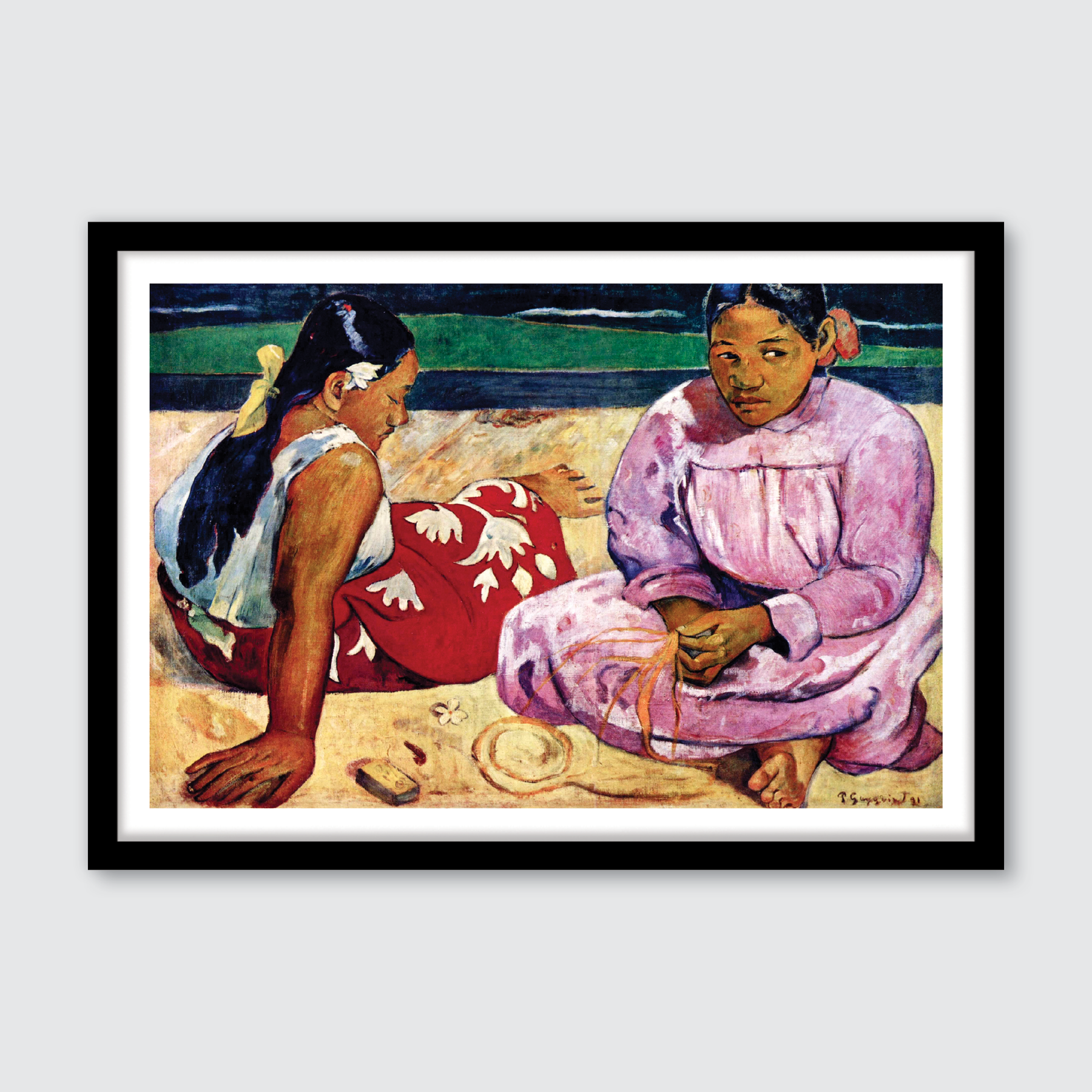 Tahitian Women on the Beach