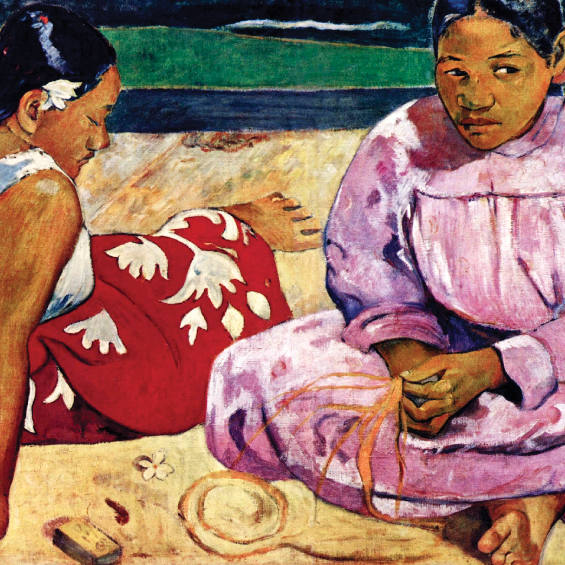 Tahitian Women on the Beach