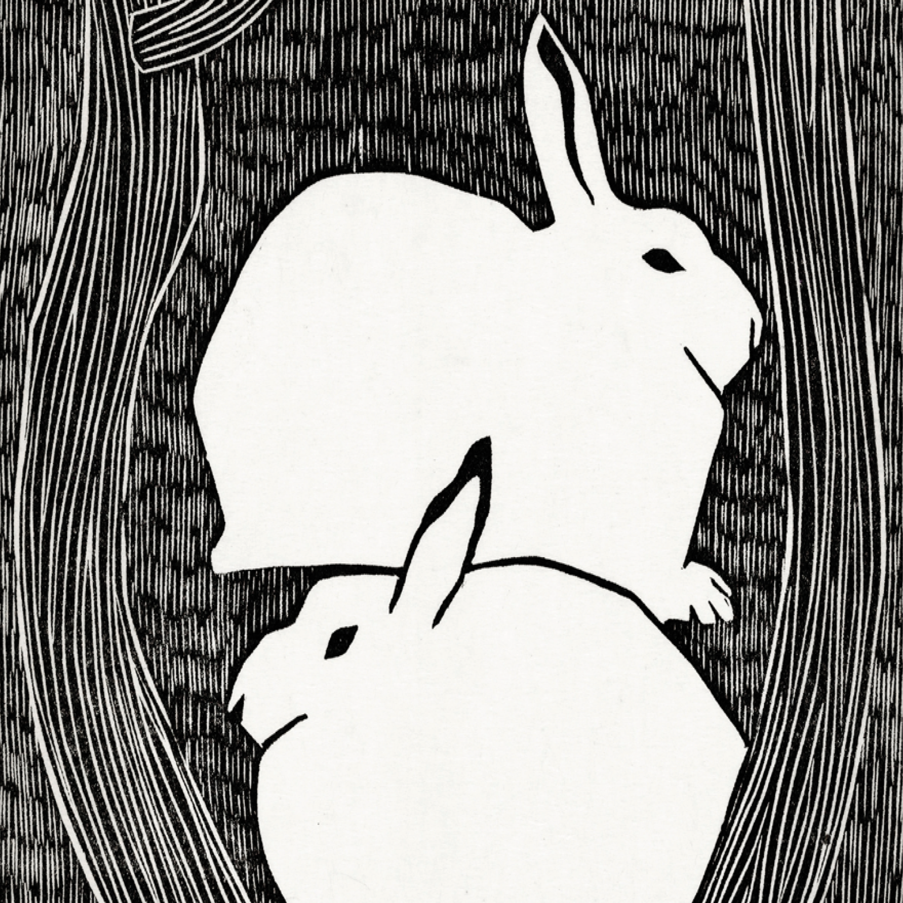 Two Snow Hares (1911)