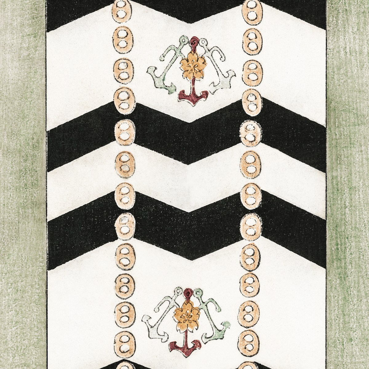 Anchors on Chevron Bijutsu Sekai