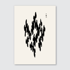 Black (Yatsuo no Tsubaki) Woodblock