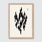 Black (Yatsuo no Tsubaki) Woodblock