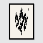 Black (Yatsuo no Tsubaki) Woodblock
