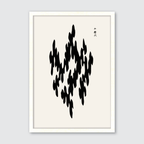 Black (Yatsuo no Tsubaki) Woodblock