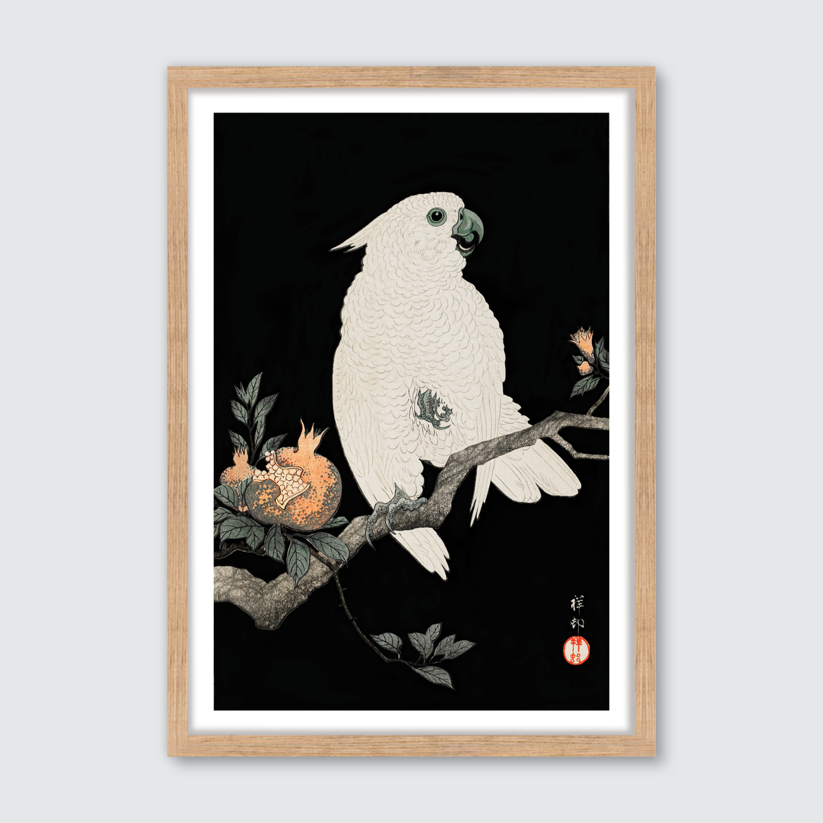 Cockatoo & Pomegranate