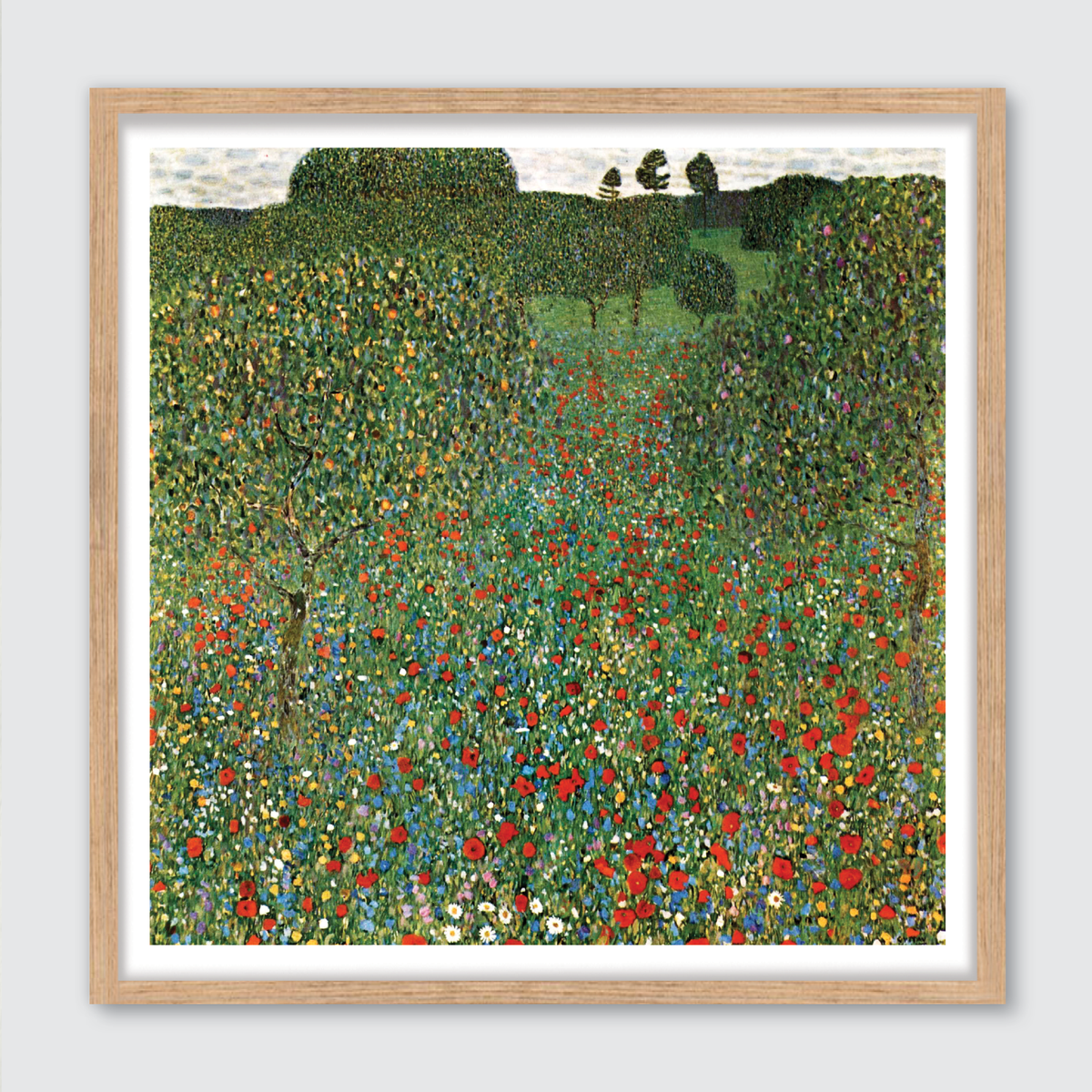 Farm Garden with Sunflowers