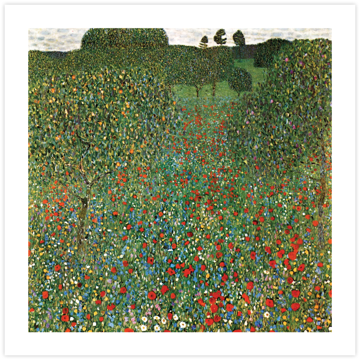 Farm Garden with Sunflowers