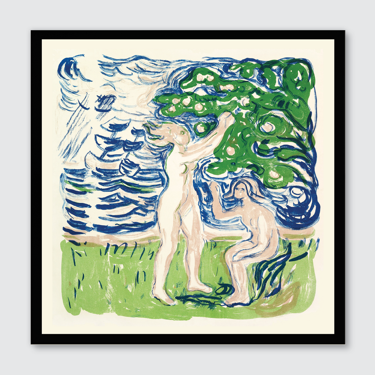 Girls Picking Apples (1915)