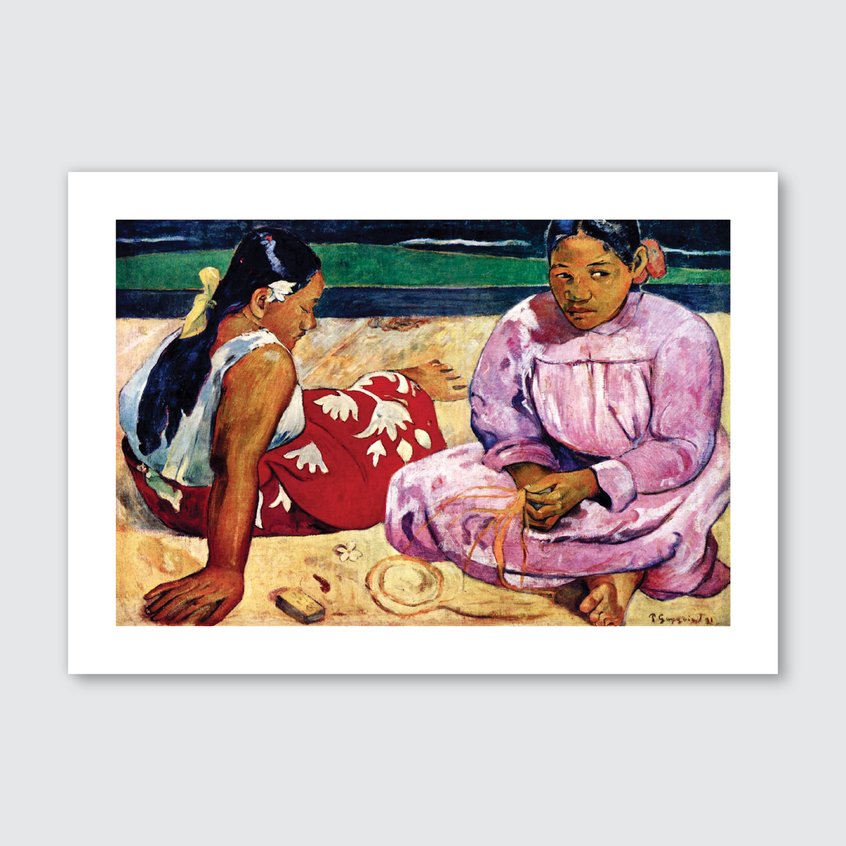 Tahitian Women on the Beach