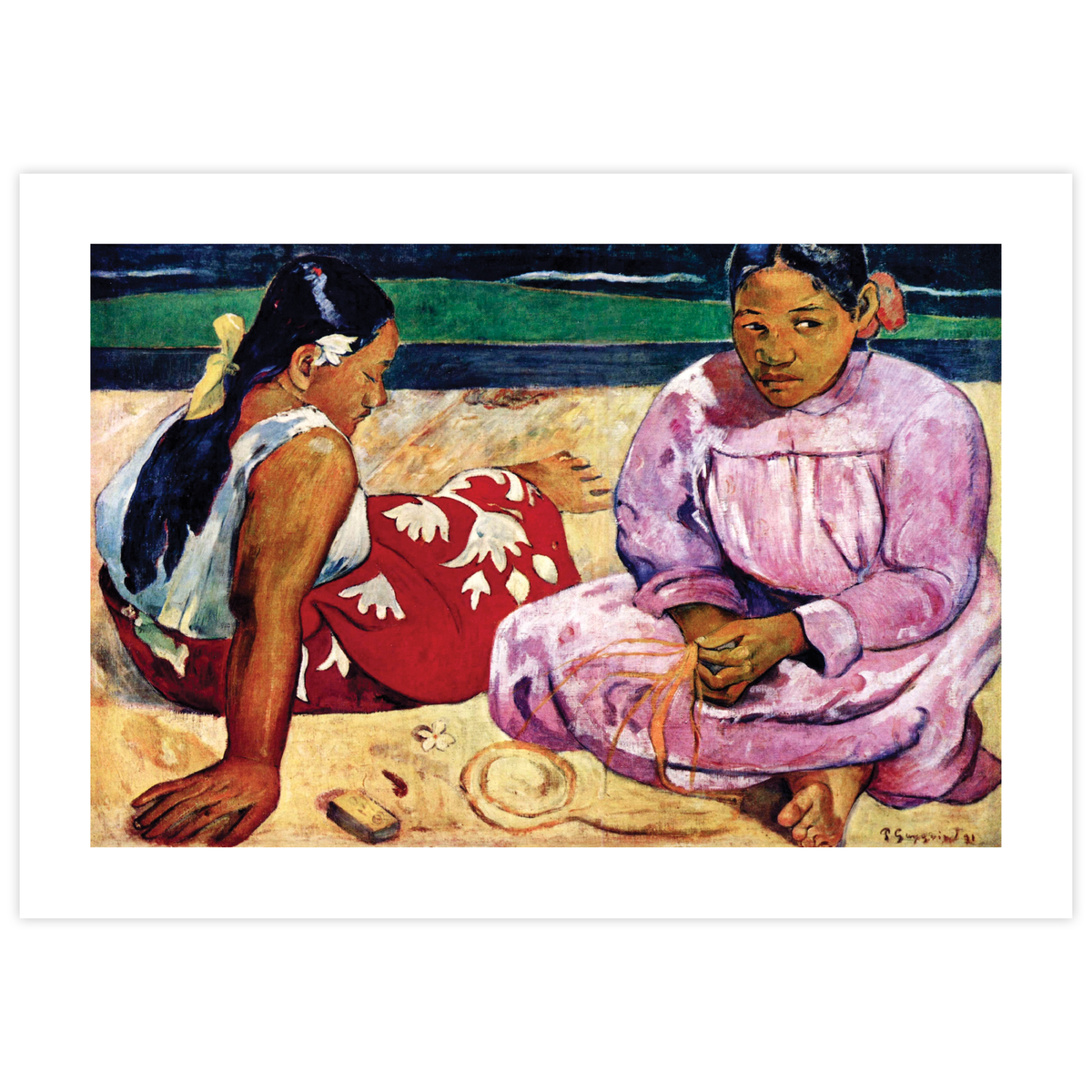 Tahitian Women on the Beach